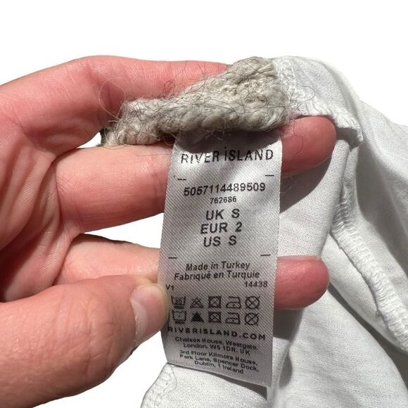 River island chunky knit layered sweater dress. Size small - Picture 6 of 9